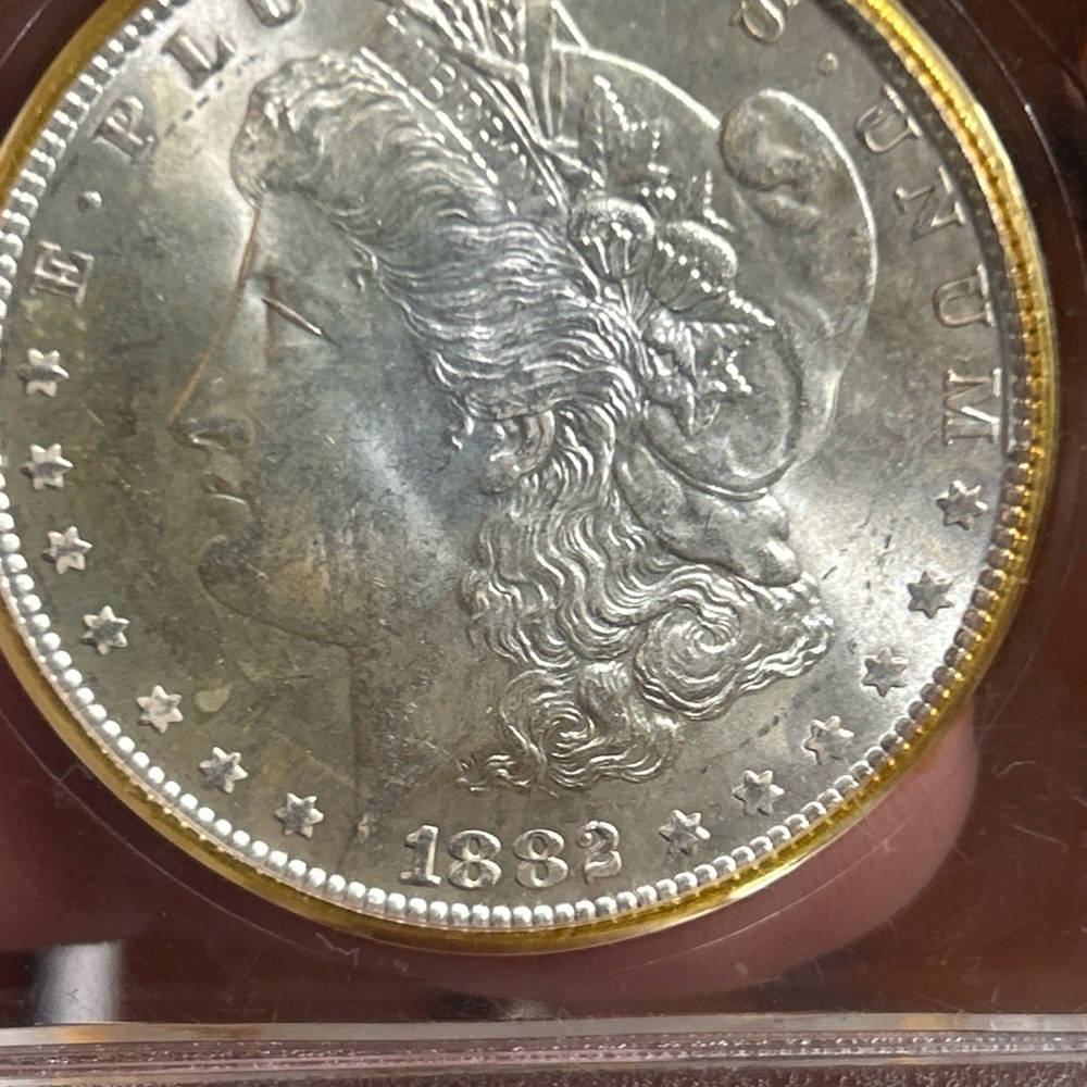 1882 Morgan Silver Dollar Coin un-circulated